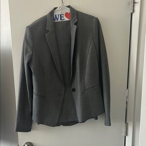 Classic Gray Woman 2 piece suit  Blazer